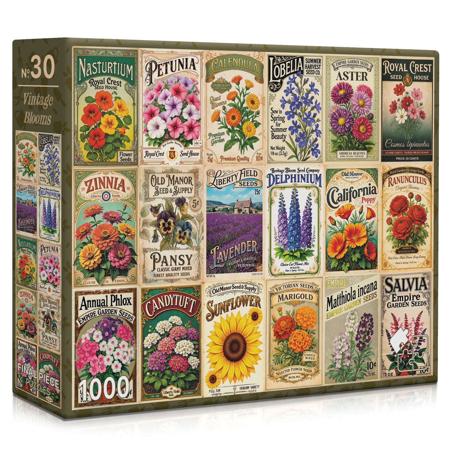 No. 30 - Vintage Blooms - Scratch and Dent
