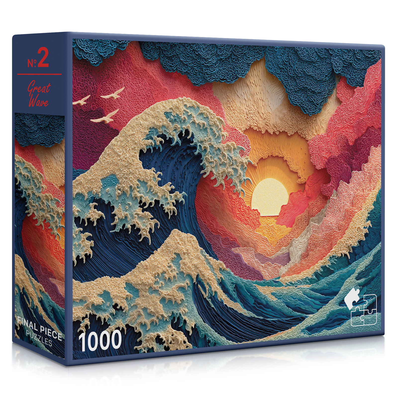Entry] The Great Wave - 1000 pcs - Flame Tree Publishing : r/Jigsawpuzzles