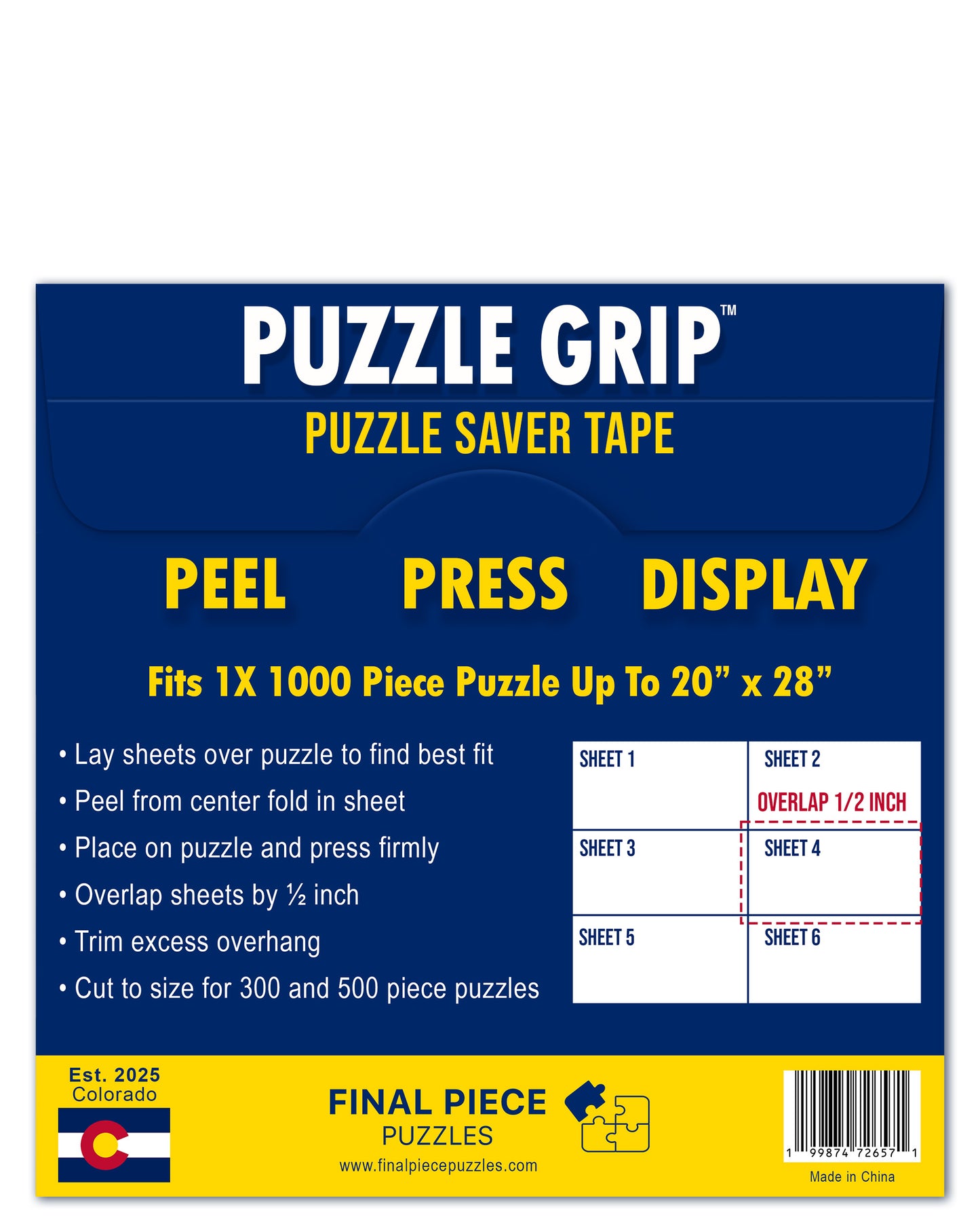 Puzzle Grip Tape - For 1 Puzzle