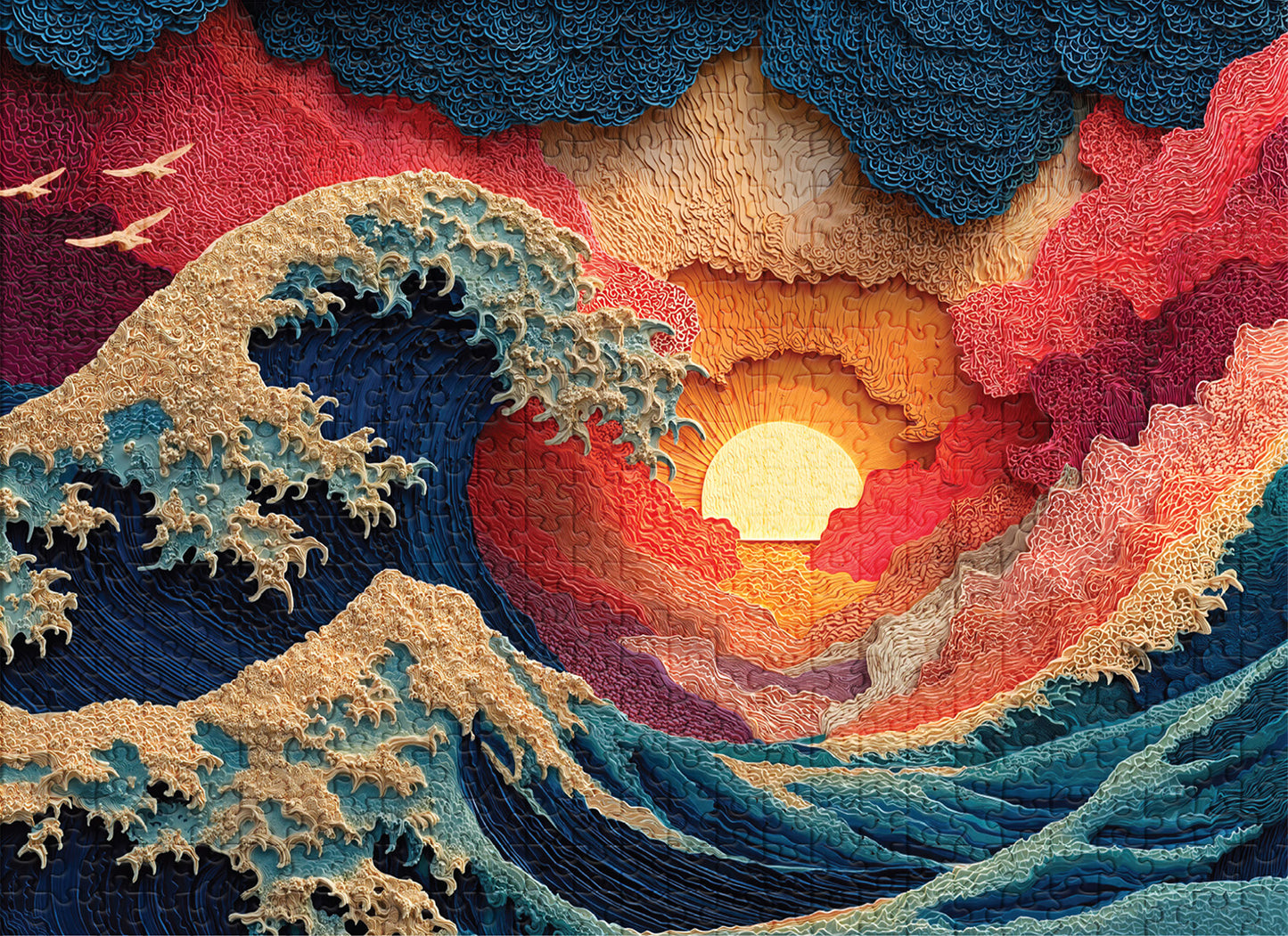No. 2 - Great Wave - 500 Piece