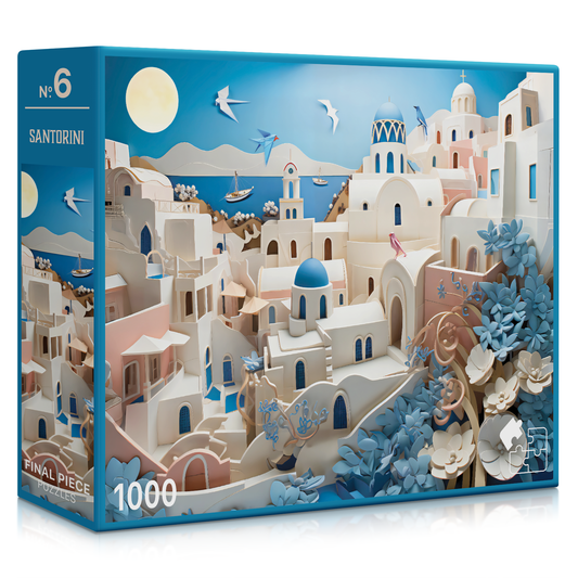 Santorini 1000-Piece Jigsaw Puzzle | Final Piece Puzzles