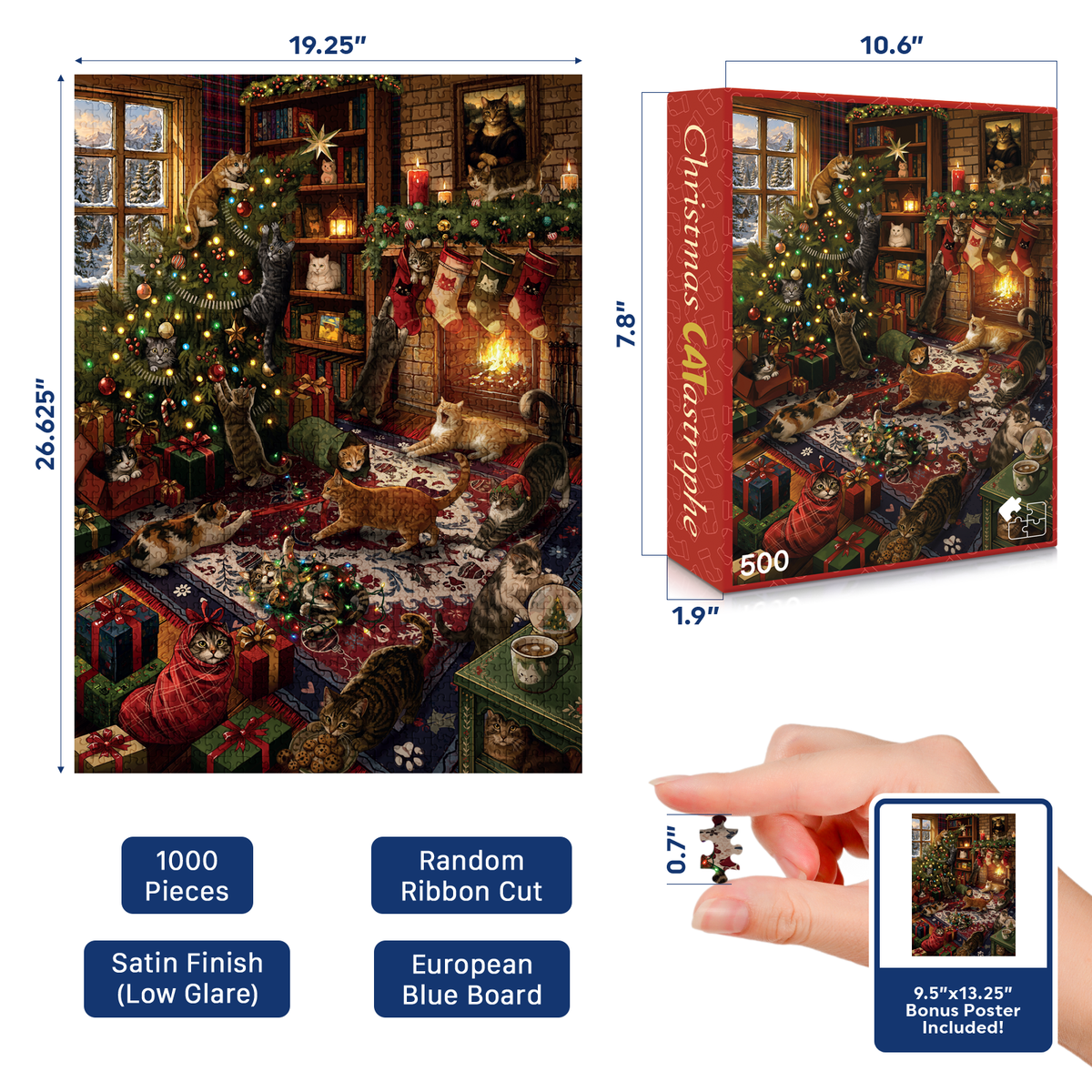 Christmas - Christmas CATastrophe - 500 Piece