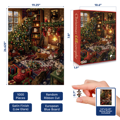 Christmas - Christmas CATastrophe - 500 Piece