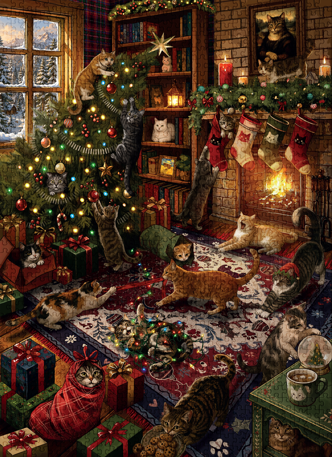 Christmas - Christmas CATastrophe - 500 Piece