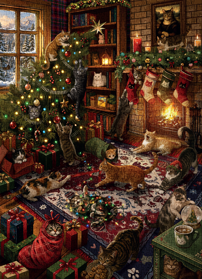 Christmas - Christmas CATastrophe - 500 Piece
