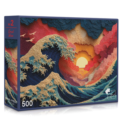 No. 2 - Great Wave - 500 Piece