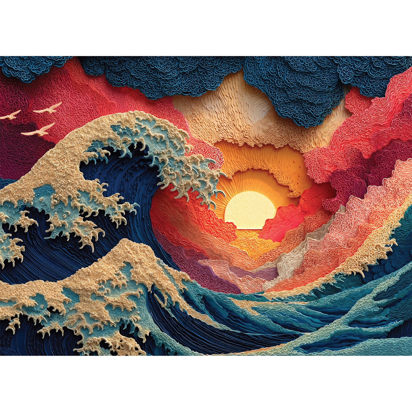 No. 2 - Great Wave - 500 Piece