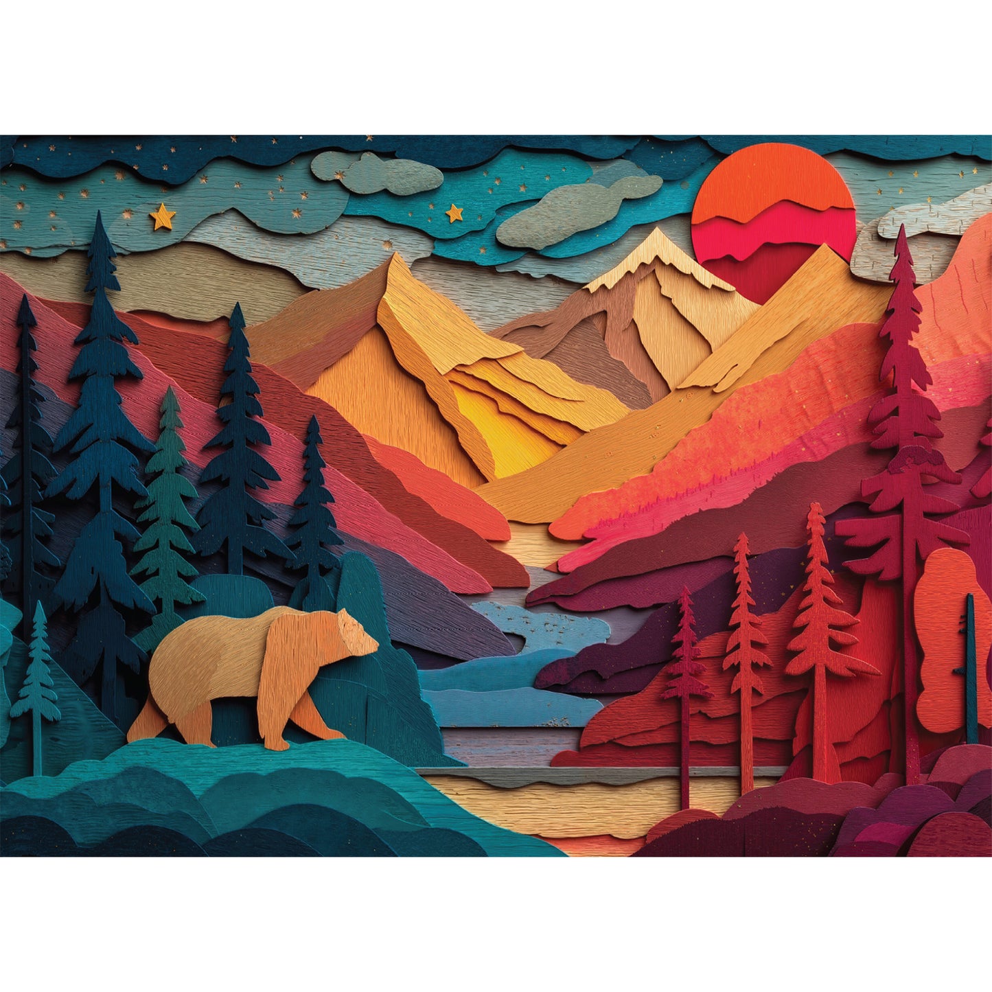 No. 8 - Bear Country - 500 Piece