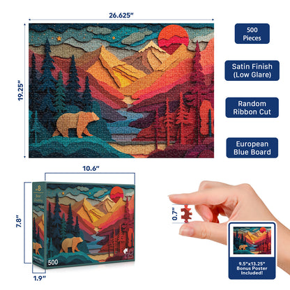 No. 8 - Bear Country - 500 Piece