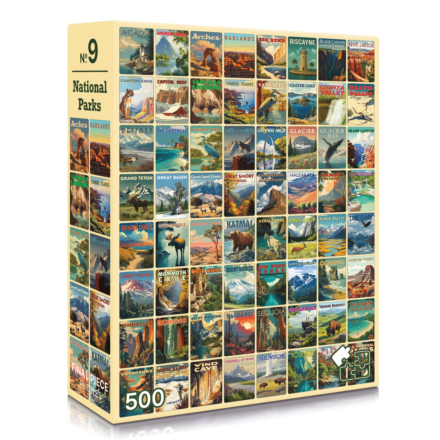 No. 9 - National Parks - 500 Piece - Scratch and Dent