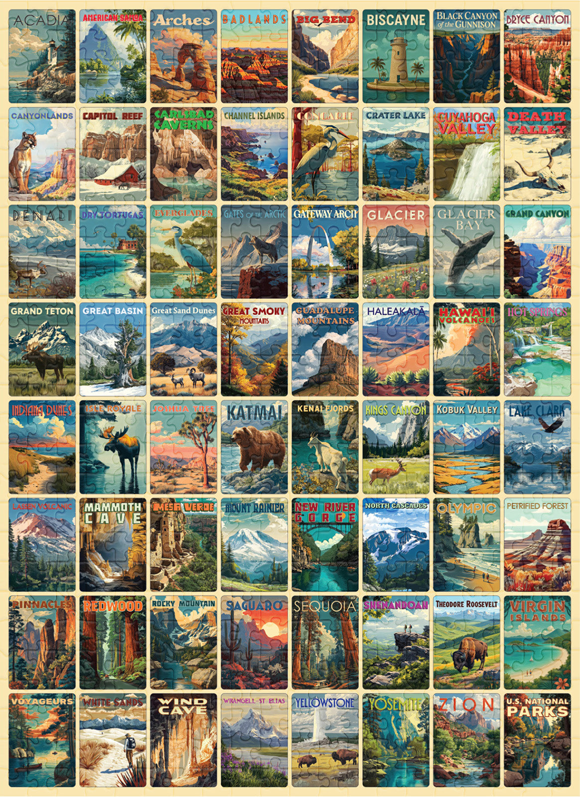 No. 9 - National Parks - 500 Piece