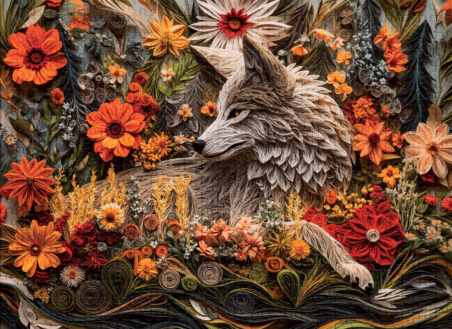 No. 15 - Wildflower Wolf