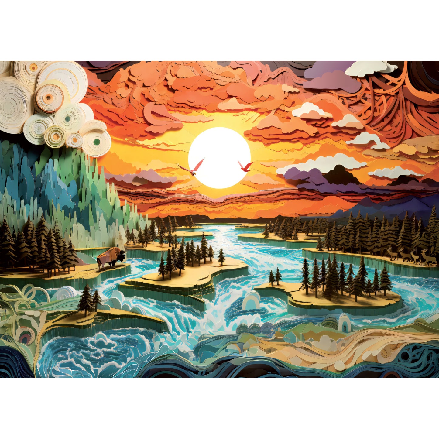 No. 18 - Big Sky Country - 500 piece