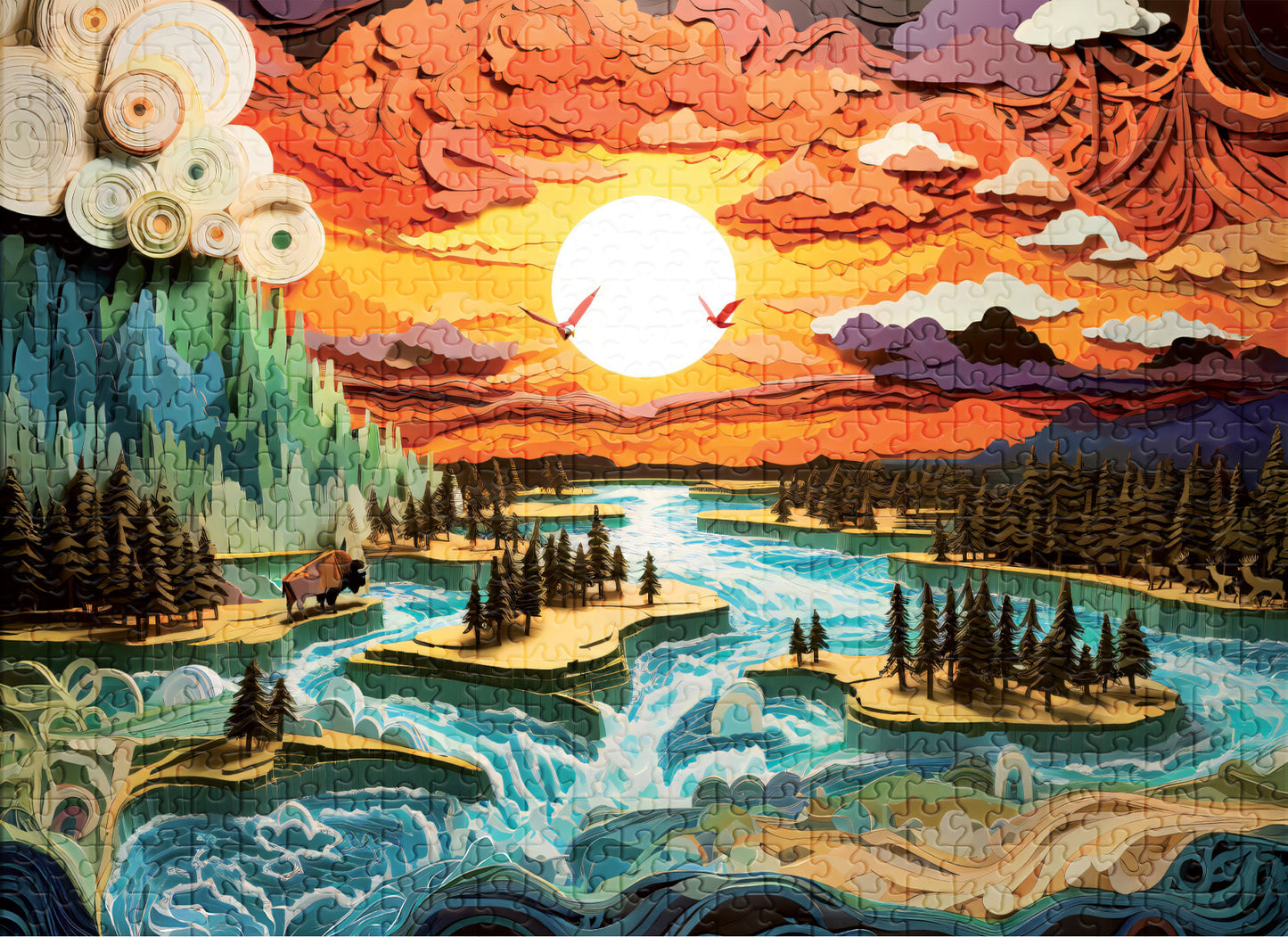 No. 18 - Big Sky Country - 500 piece
