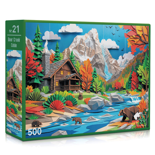 No. 21 - Bear Creek Cabin - 500 Piece