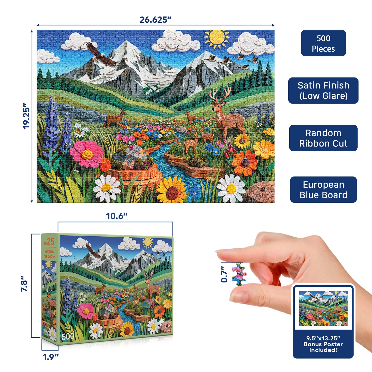 No. 25 - Alpine Meadow - 500 Piece