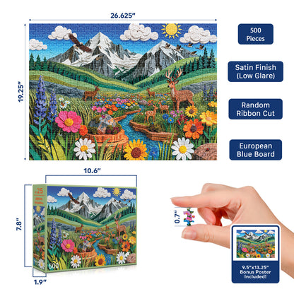 No. 25 - Alpine Meadow - 500 Piece
