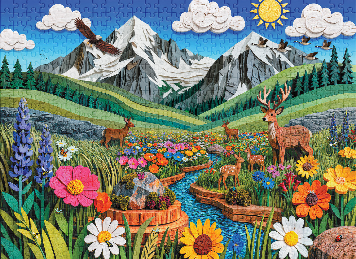 No. 25 - Alpine Meadow - 500 Piece