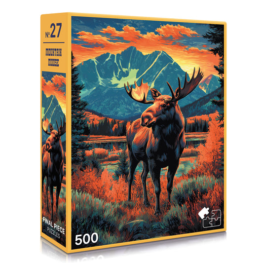 No. 27 - Mountain Moose - 500 Piece
