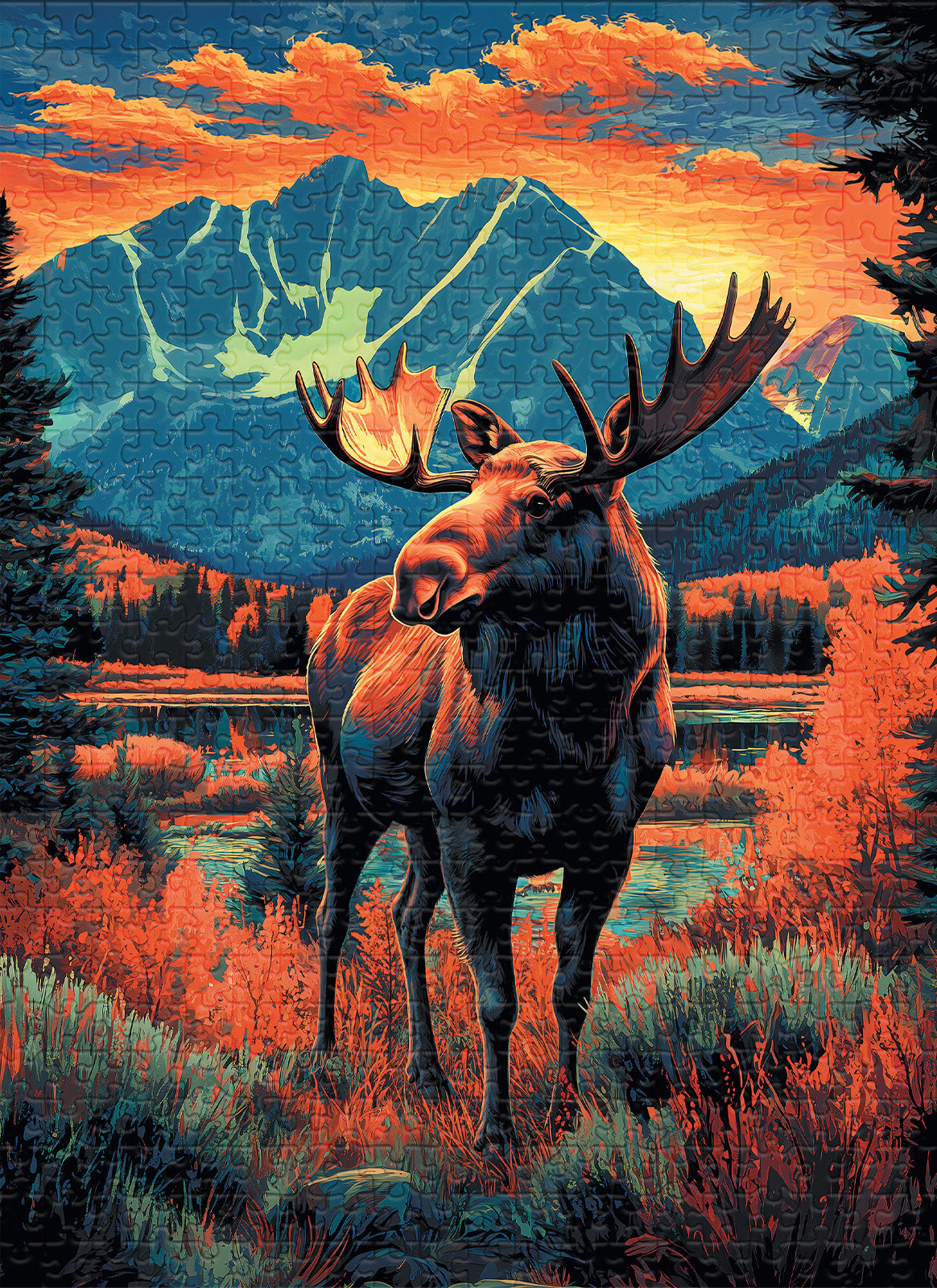 No. 27 - Mountain Moose - 500 Piece