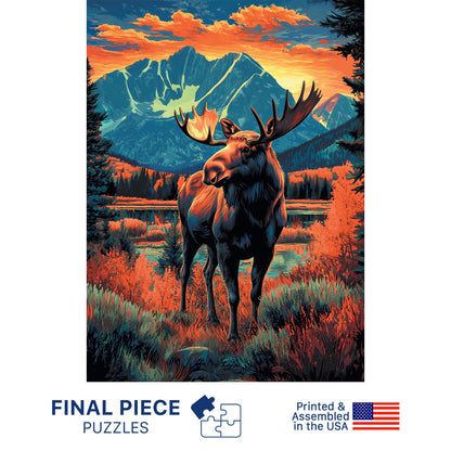 No. 27 - Mountain Moose - 500 Piece